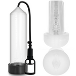 Pump Addicted Rx7 Transparente Com Masturbador