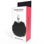Darkness -Plug Anal Extra Com Cauda Preta 7 cm