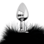 Darkness -Plug Anal Extra Com Cauda Preta 7 cm