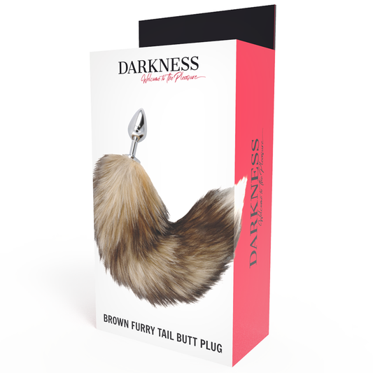 Darkness Tail Butt Plug Plateado