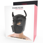 Darkness Máscara de Neopreno para Perros con Hocico Removible M