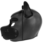 Darkness Máscara de Neopreno para Perros con Hocico Removible M