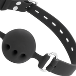 Darkness Mordaa de Silicone Respirvel Preta