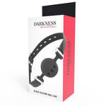 Darkness Mordaa de Silicone Respirvel Preta