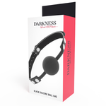 Darkness Mordaa de Silicone Preta