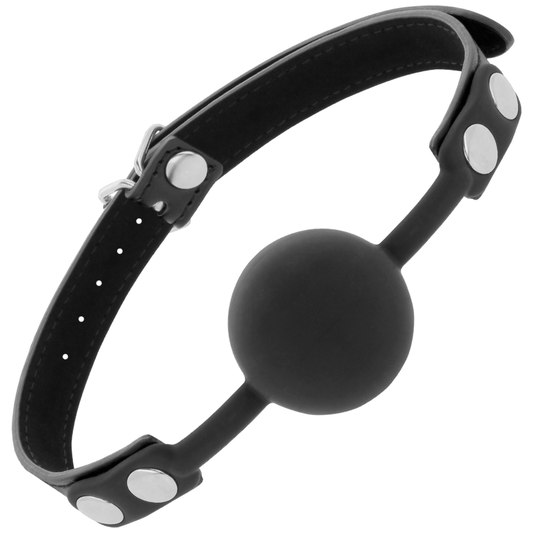 Darkness Mordaa de Silicone Preta