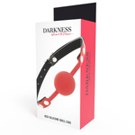 Darkness Mordaça de Silicone Vermelha