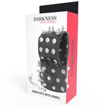 Darkness Crânios e Ossos Algemas Com Pontos Pretos