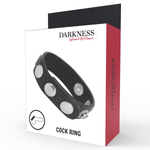 Darkness - Anel de Ereo de Couro
