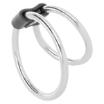Darkness - Anillo para Pene de Metal Doble