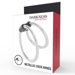 Darkness - Anillo para Pene de Metal Doble