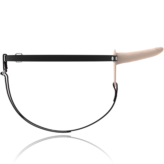 Arnés de silicona de carne sumiso fetichista 15 cm