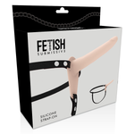 Arnés de silicona de carne sumiso fetichista 15 cm