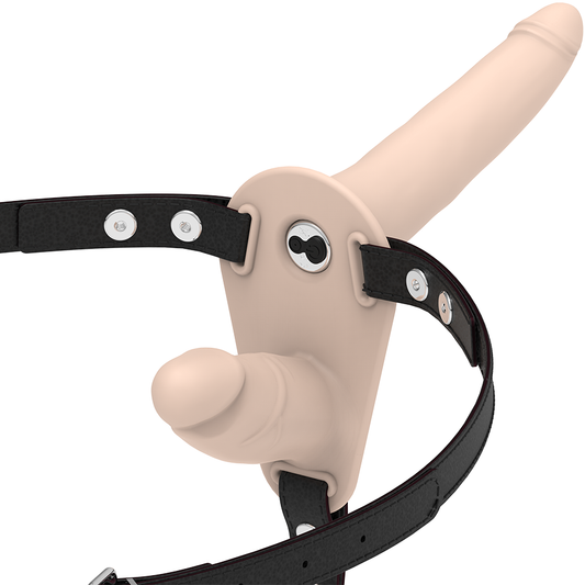Fetish Submissive Arnés Vibrador Flesh Up de Doble Penetración