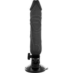 Vibrador Basecock de Control Remoto Realista Negro 20 Cm -o- 4 Cm