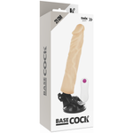 Basecock Vibrador Realista Control Remoto Natural 21 cm -o- 4 cm
