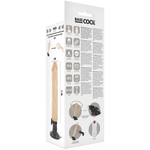 Basecock Vibrador Realista Control Remoto Natural 21 cm -o- 4 cm