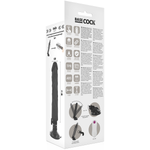 Basecock Vibrador Realista Control Remoto Negro 21 Cm -o- 4 Cm