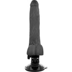 Vibrador Articulado Basecock Negro 18.5 cm -o- 4 cm con Mando a Distancia
