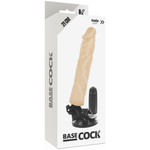 Basecock Vibrador Realístico Controle Remoto Natural 21 Cm -o- 4 Cm