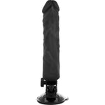 Basecock Mando a Distancia Vibrador Realista Negro 21 cm -o- 4 cm
