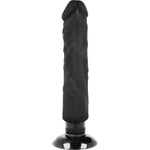 Basecock - Vibrador Realístico Basecock 2-1 Preto 20 cm -O- 4 cm