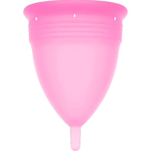 Stercup - Copa Menstrual de Silicona FDA Rosa - Talla L
