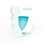 Stercup - Copo Menstrual de Silicone Fda Aquamarine - Tamanho L