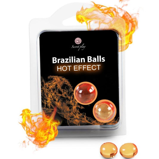 Secretplay - Bolas Brasileiras Efeito de Aquecimento 2 Unidades