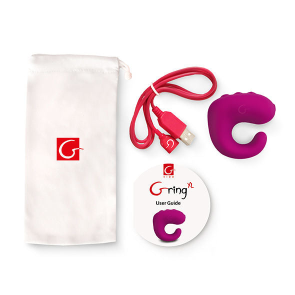 G-vibe Fun Toys Gring Anillo Vibrador Xl Frambuesa Dulce