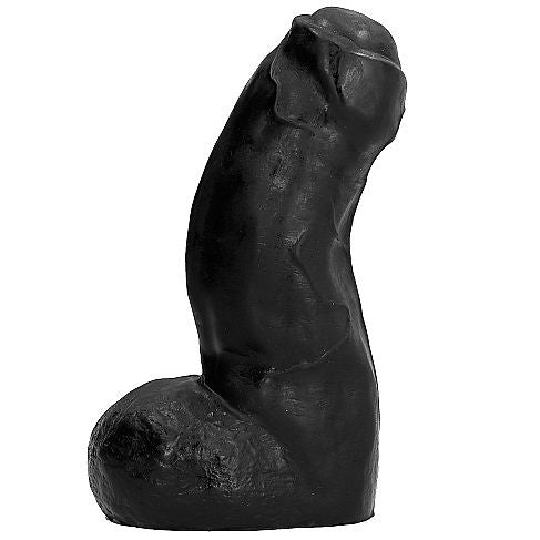 All Black Dong Realista Preto 17 Cm
