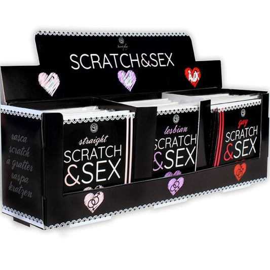 Secretplay Display + Posturas Scratch & Sex (es/en/fr/pt/de)