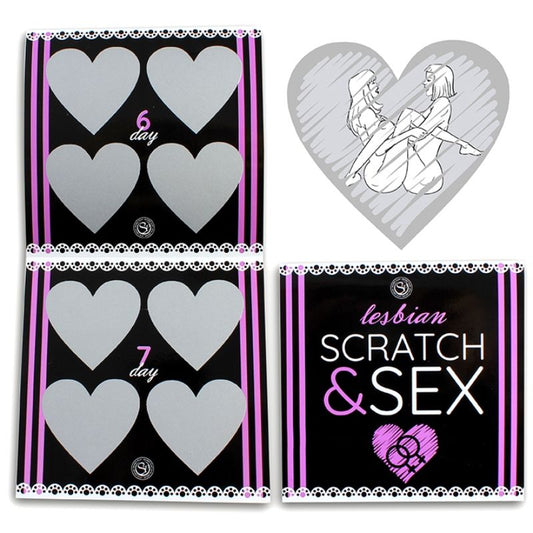 Secretplay - Scratch & Sex Game Para Casais Posições Lésbicas (Es/En/Fr/Pt/De)