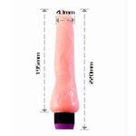 Dildo vibrador realista 19.5 cm