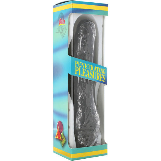 Seven Creations Vibrador Vinilo P-shape Pene Negro 20 Cm