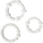 Seven Creations - Conjunto de Três Anéis Para Pénis Transparentes