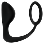 Addicted Toys - Plug Anal com Anel de Pênis Preto