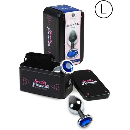 Secretplay Plug Anal Talla L Azul