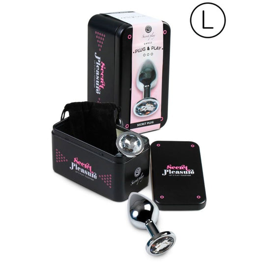 Secretplay Plug Anal Talla L - Transparente