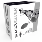 Black&Silver - Estimulador de Control Remoto Zara Con Bola Gratuita