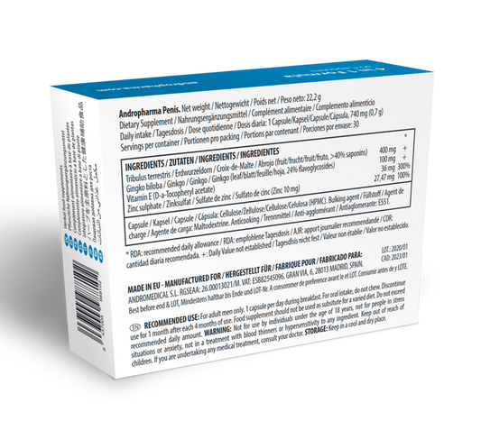 Andropharma Penis Suplemento de Aumento Do Pênis