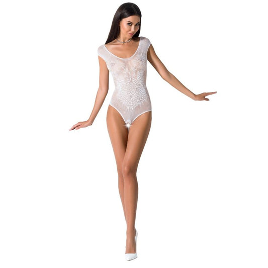 Passion - Woman Bs064 Bodystock Branco Tamanho Único