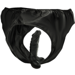 Darkness Calça Com Plug e Vibrador Intercambiável