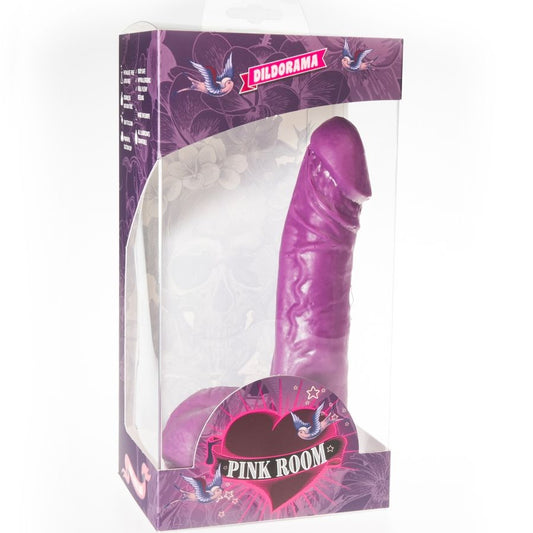 Pink Room Eban Dildo Realista Roxo 19 Cm
