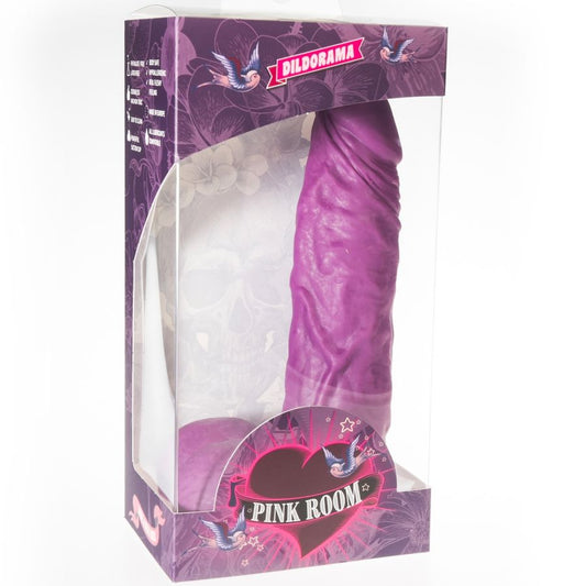 Pink Room Chems Dildo Realista Morado 20 Cm