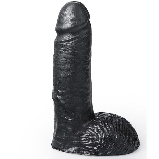 Dildo negro Hung System Marcel de 17 cm