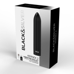 Black&Silver - Bala Magnética Vibrante Negra Kernex 2 Negra