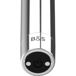 Black&Silver - Bala Magnética Vibrante Kailan 2 Prata