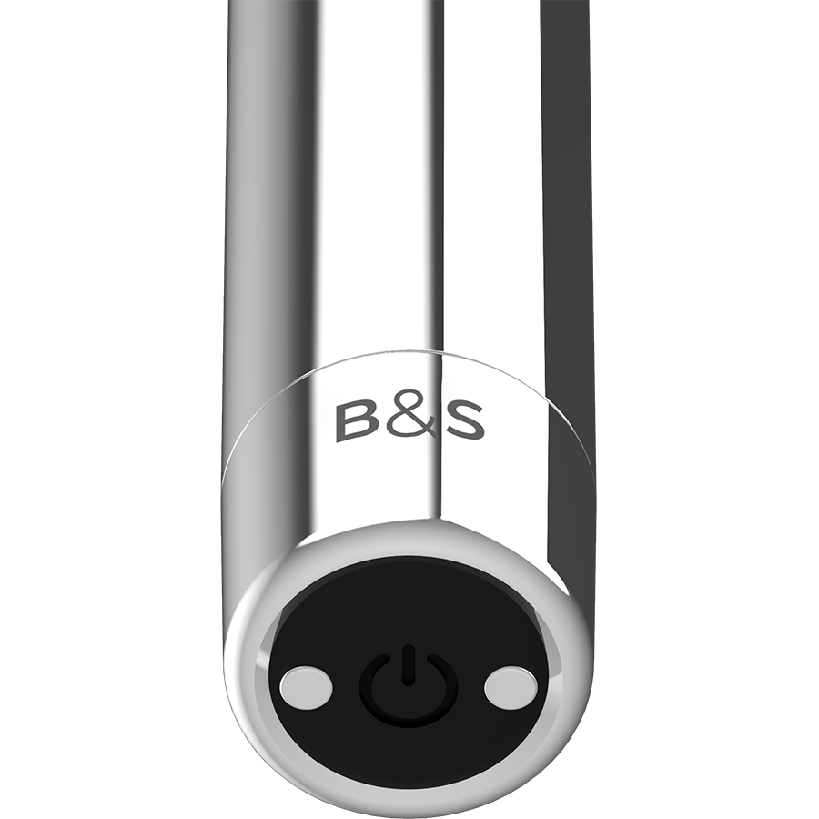Black&Silver - Bala Magnética Vibrante Kailan 2 Prata