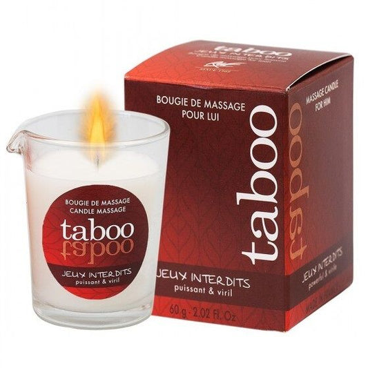 Ruf Vela de Massagem Taboo para Ele Jeux Interdits Aroma de Líquen Selvagem